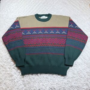 Men's Multicolor Crewneck Sweater